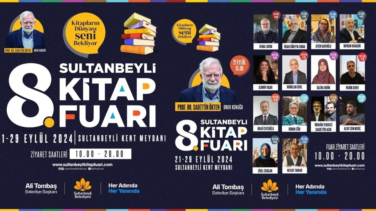 8. Sultanbeyli Kitap Fuar 21 Eyll'de kaplarn aacak