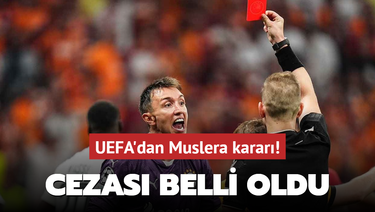 UEFA'dan Muslera karar! Cezas belli oldu