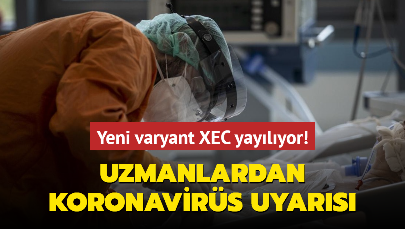 Uzmanlardan koronavirs uyars: Yeni varyant XEC yaylyor!