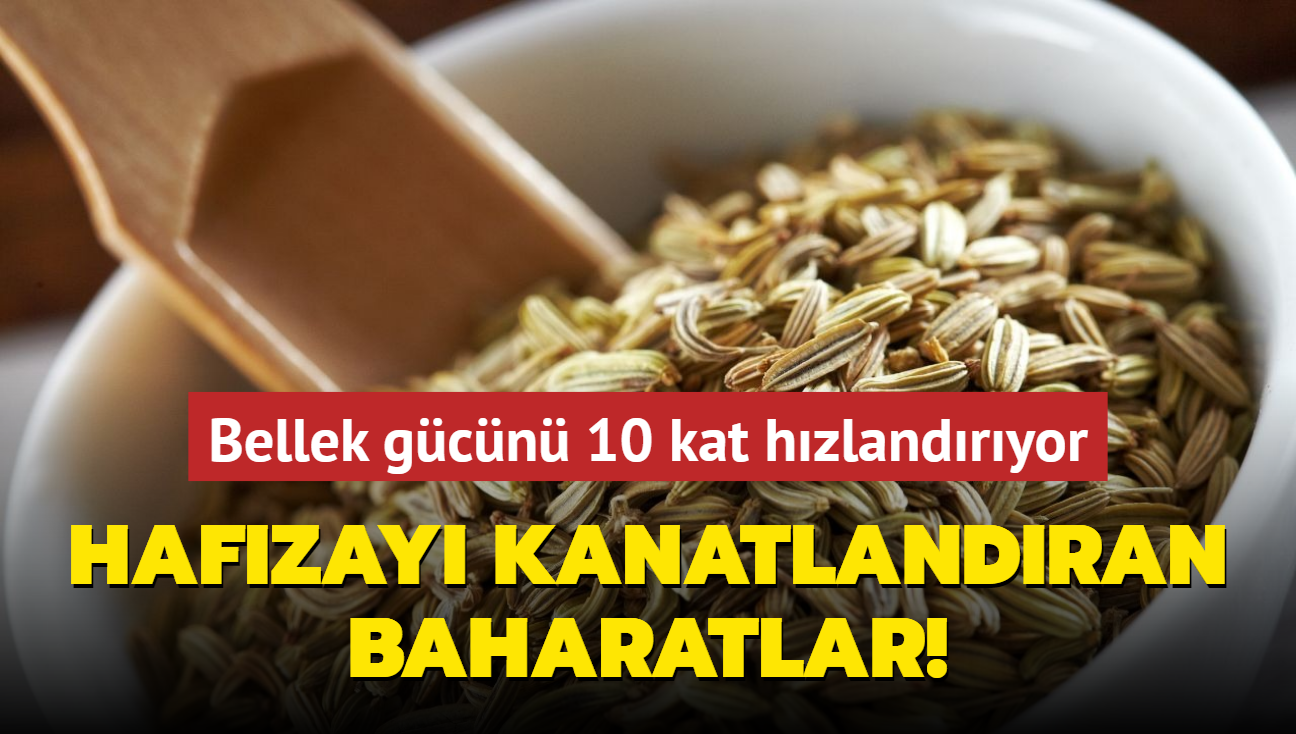 Hafzay kanatlandran baharatlar! Bellek gcn 10 kat hzlandryor, sinir hcrelerini koruyor