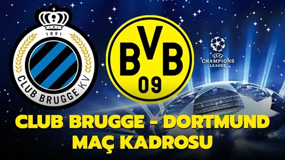 Club Brugge - Borussia Dortmund ma kadrosu belli oldu! Club Brugge-Dortmund ma muhtemel 11'ler