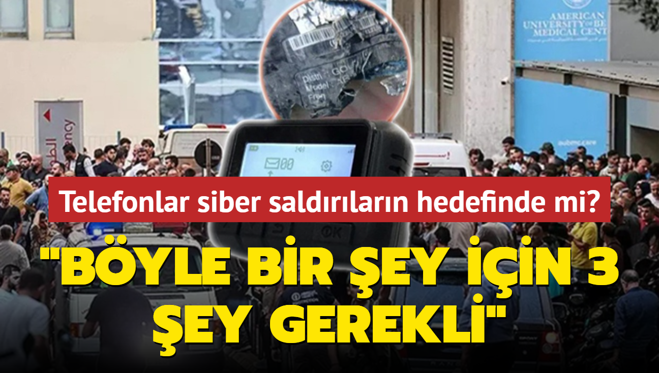 Cep telefonlar, siber saldrlarn hedefinde mi? 'Byle bir saldr iin 3 ey gerekli'