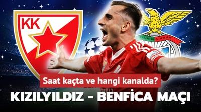 Kzlyldz - Benfica ma kadrosu belli oldu mu? Kzlyldz - Benfica ma TRT'de mi?