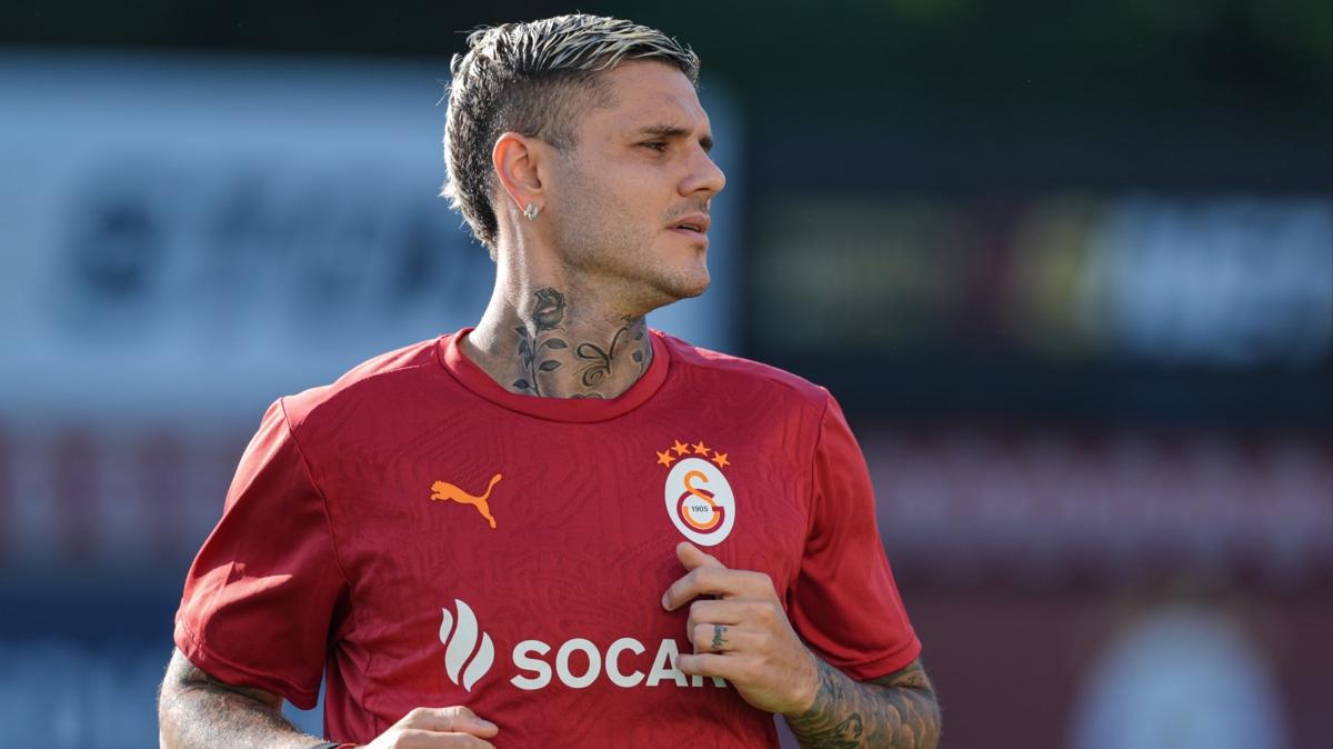 Galatasaray'da sevindiren Icardi gelimesi