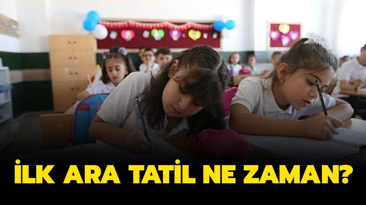 lk ara tatil ne zaman" Kasm ara tatili ne zaman balyor"