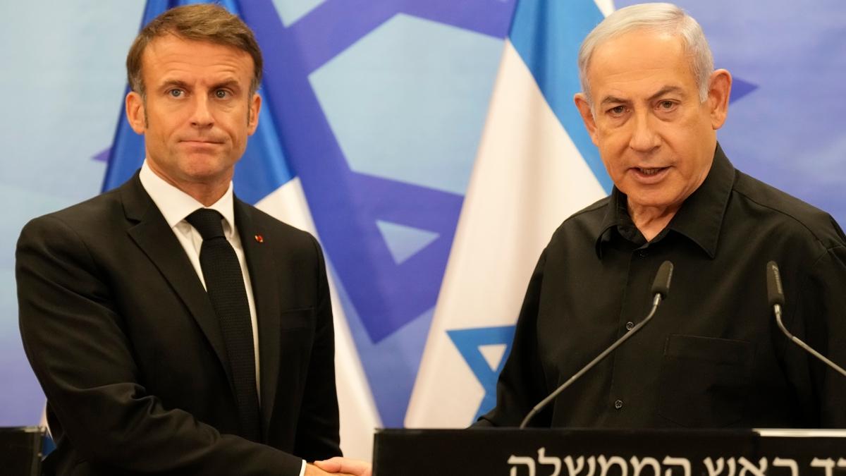 Macron Netanyahu'yu uyard: Blgeyi savaa srklyorsun!