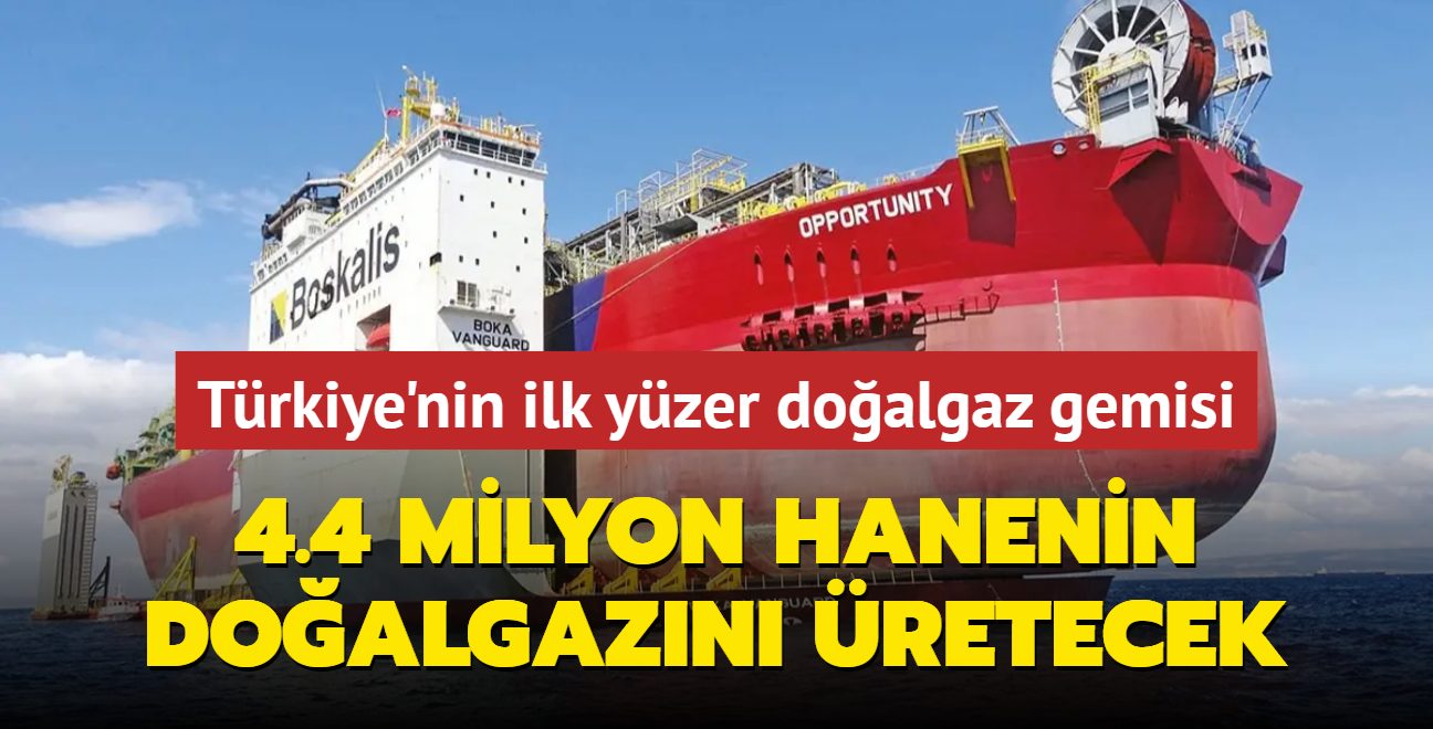 4.4 milyon hanenin doalgazn retecek