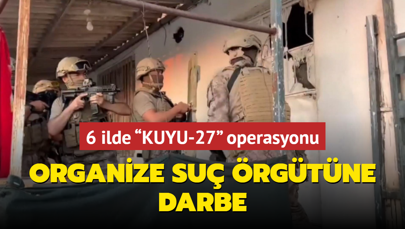 Yurt dnda tutuklu olan elebann su rgtne operasyon: KUYU-27