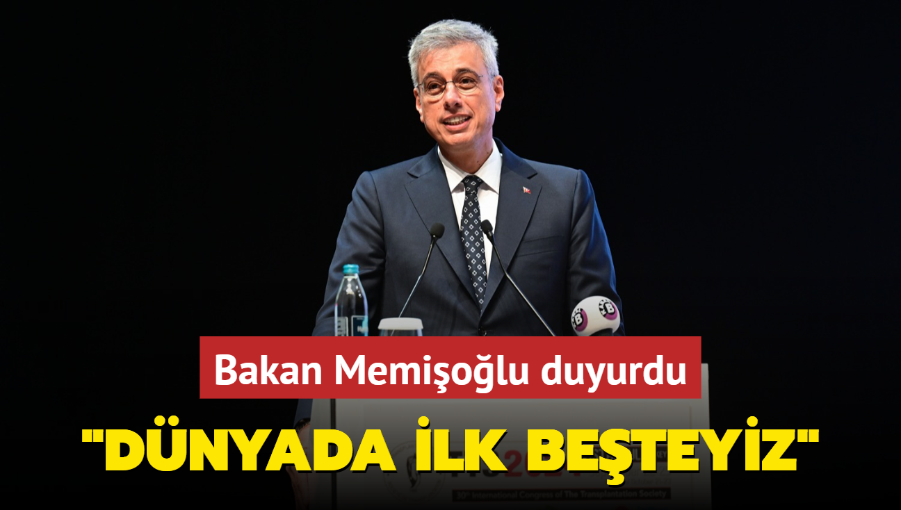 Bakan Memiolu duyurdu: Dnyada ilk beteyiz