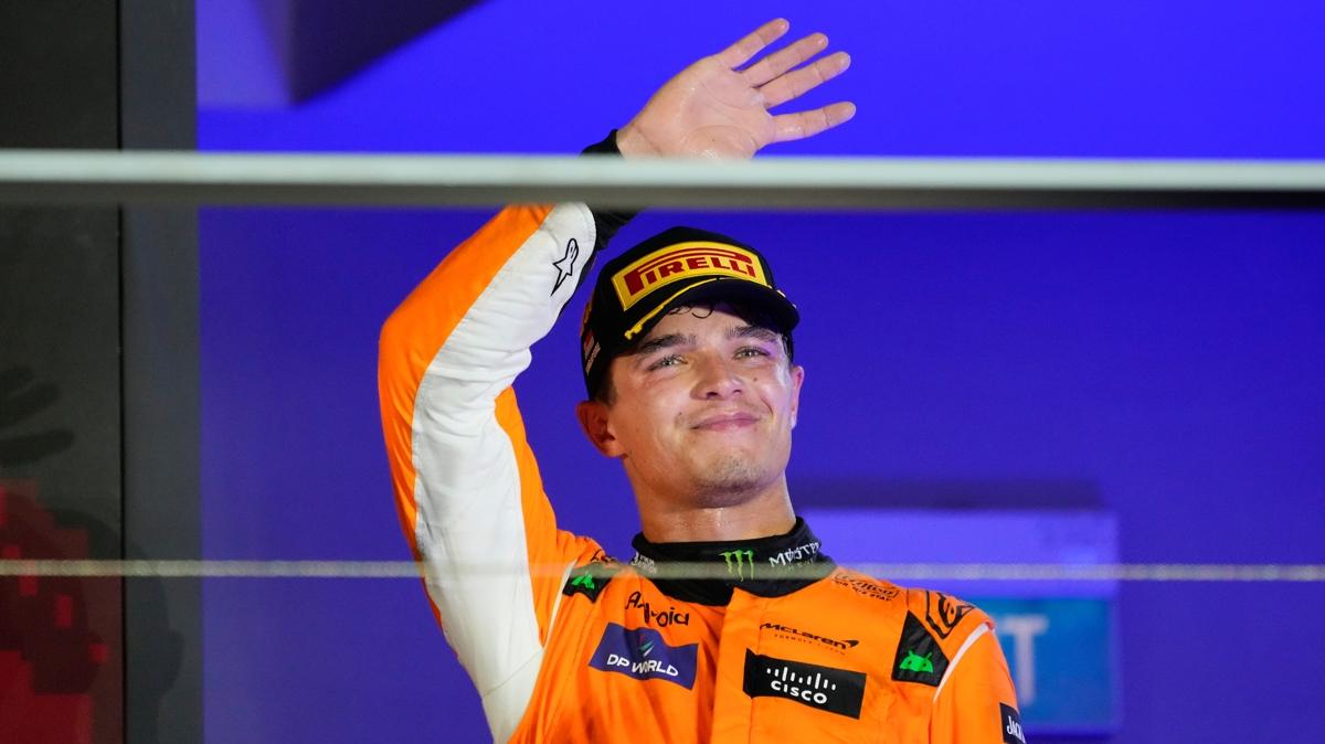 F1'de Singapur GP'sini Lando Norris kazand