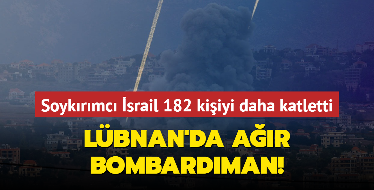 Soykrmc srail 182 kiiyi daha katletti... Lbnan'da ar bombardman! 