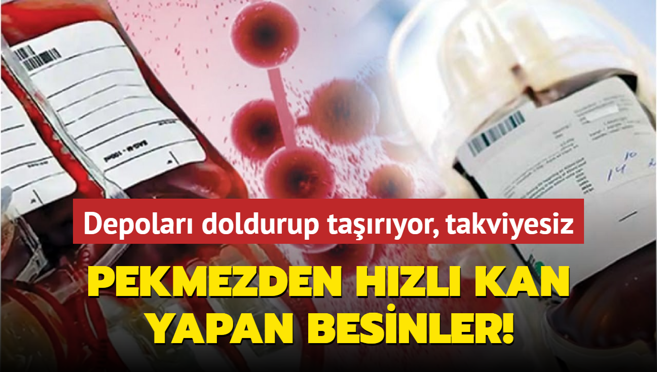 Pekmezden hzl kan yapan besinler! Depolar doldurup taryor, takviyesiz