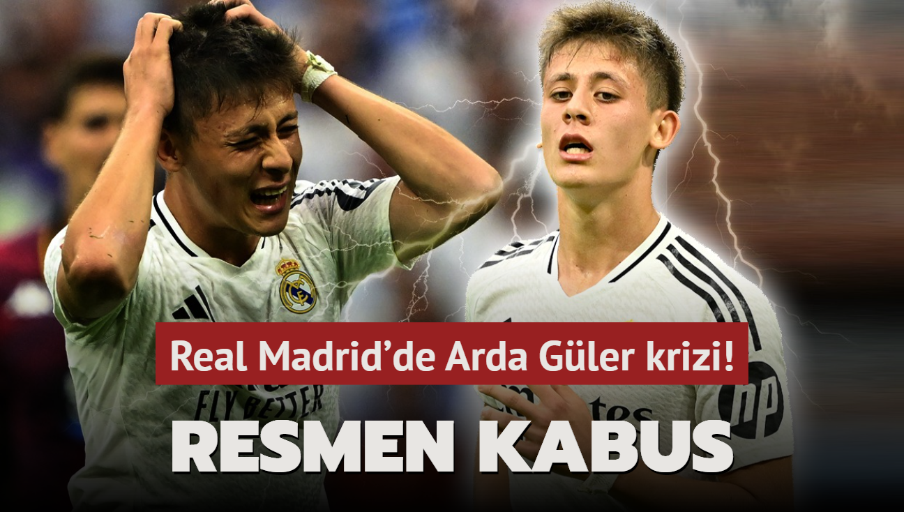 Real Madrid'de Arda Gler krizi! Resmen kabus...