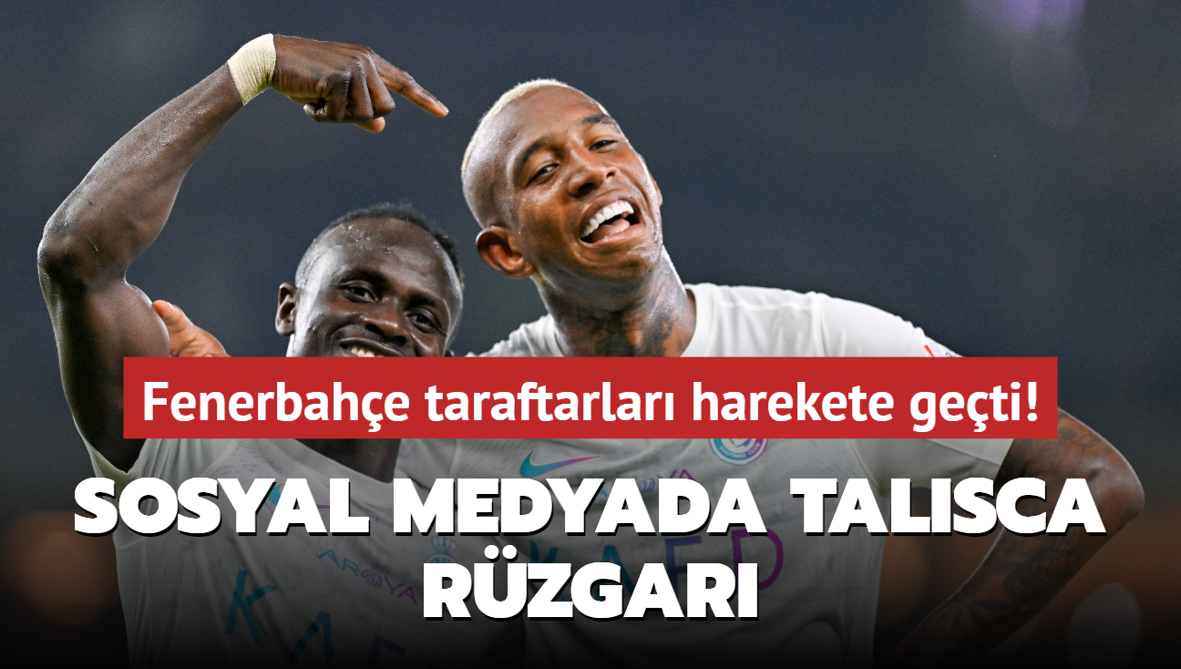 Sosyal medyada Anderson Talisca rzgar! Fenerbahe taraftarlar harekete geti