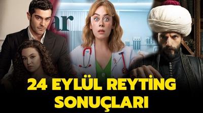 24 Eyll reyting sonular | Mehmed Fetihler Sultan, Bahar, Bir Gece Masal reyting listesi belli oldu mu? Zirvede kim var?