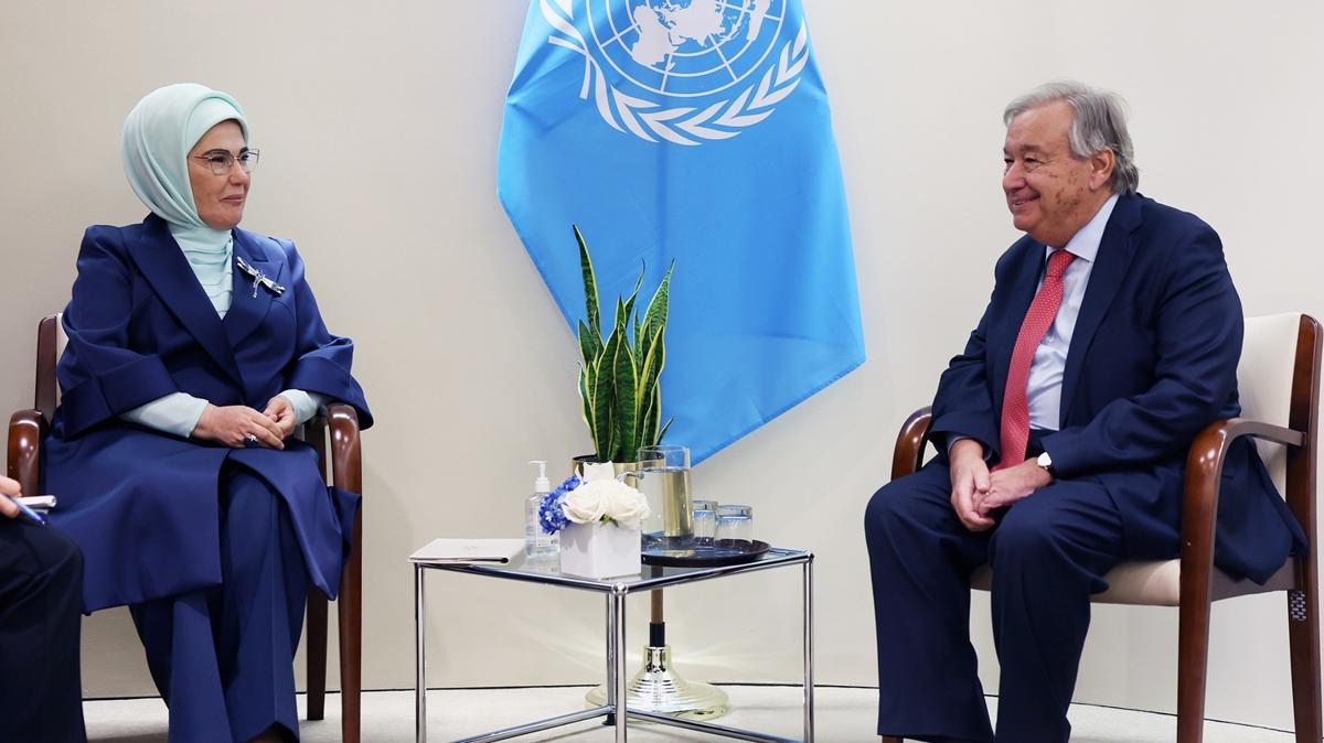 Emine Erdoan, Guterres'le grt