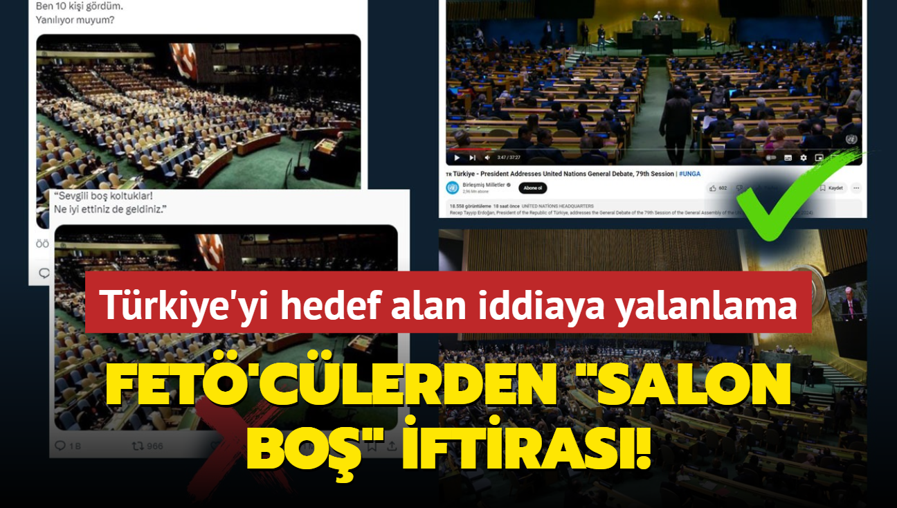 FET'clerden "salon bo" iftiras! Trkiye'yi hedef alan iddiaya yalanlama