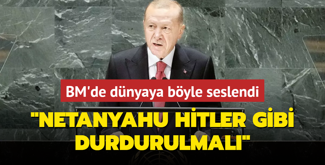 Netanyahu Hitler gibi durdurulmal