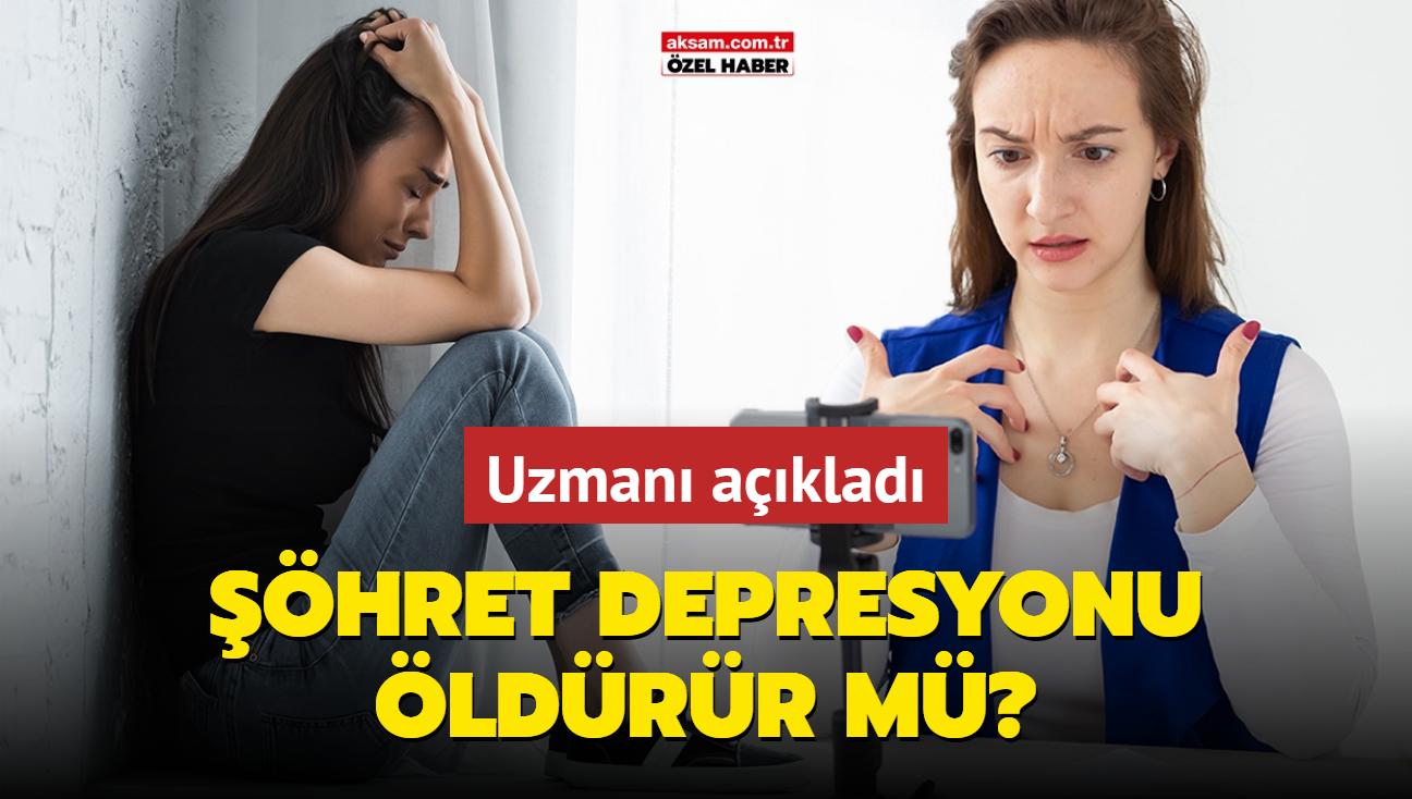 hret depresyonu ldrr m" Sosyal medya bana bir ey yapmaz demeyin