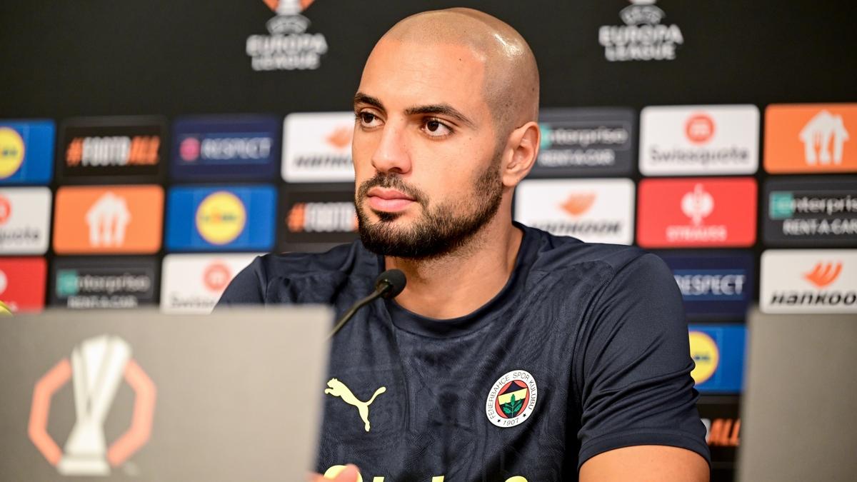 Sofyan Amrabat: Hayalimiz Avrupa Ligi'ni kazanmak