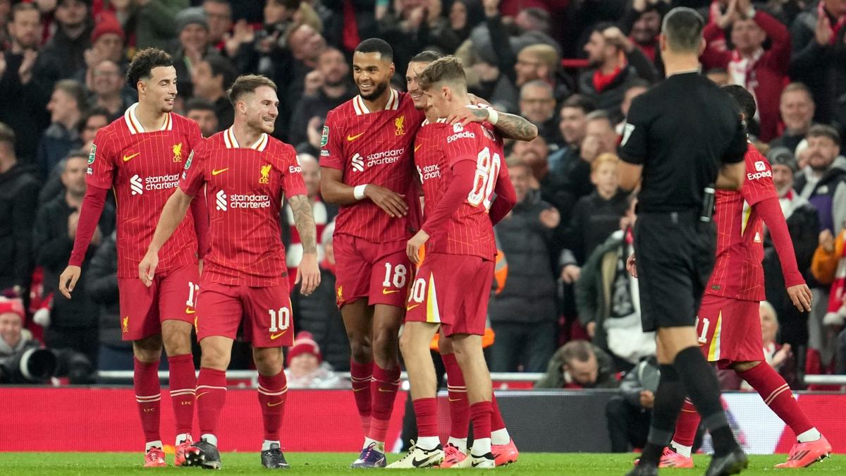 Liverpool'dan 5 goll galibiyet