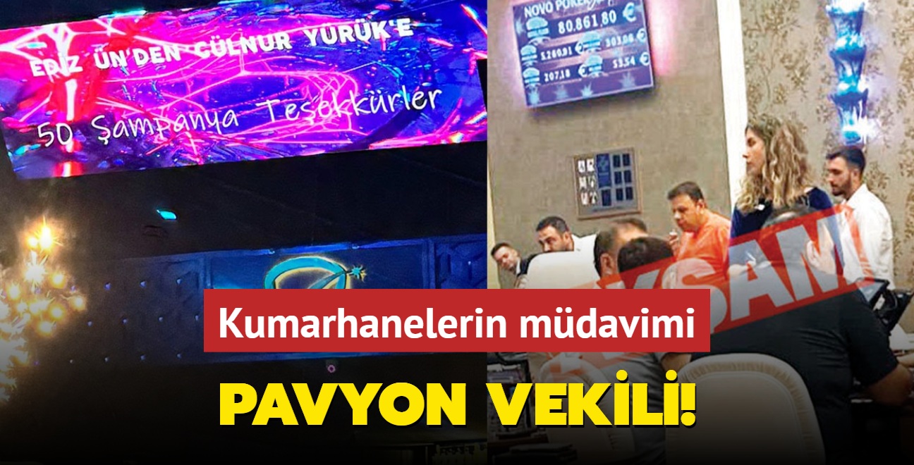 Kumarhanelerin mdavimi... Pavyon vekili!