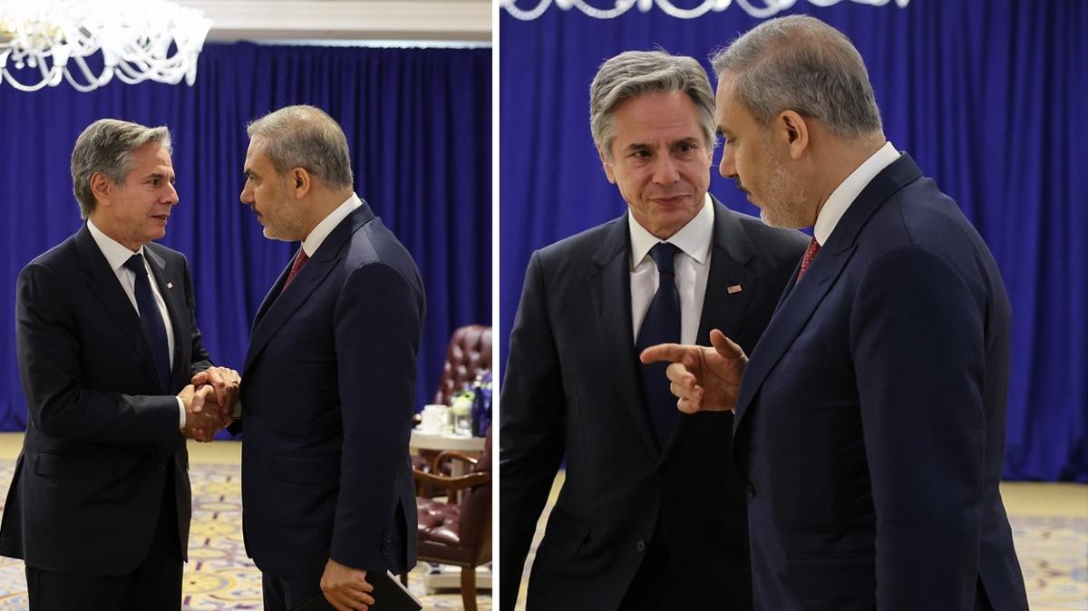 Bakan Fidan, Blinken ile grt