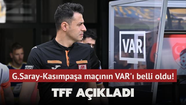 Galatasaray-Kasmpaa mann VAR' belli oldu! TFF aklad