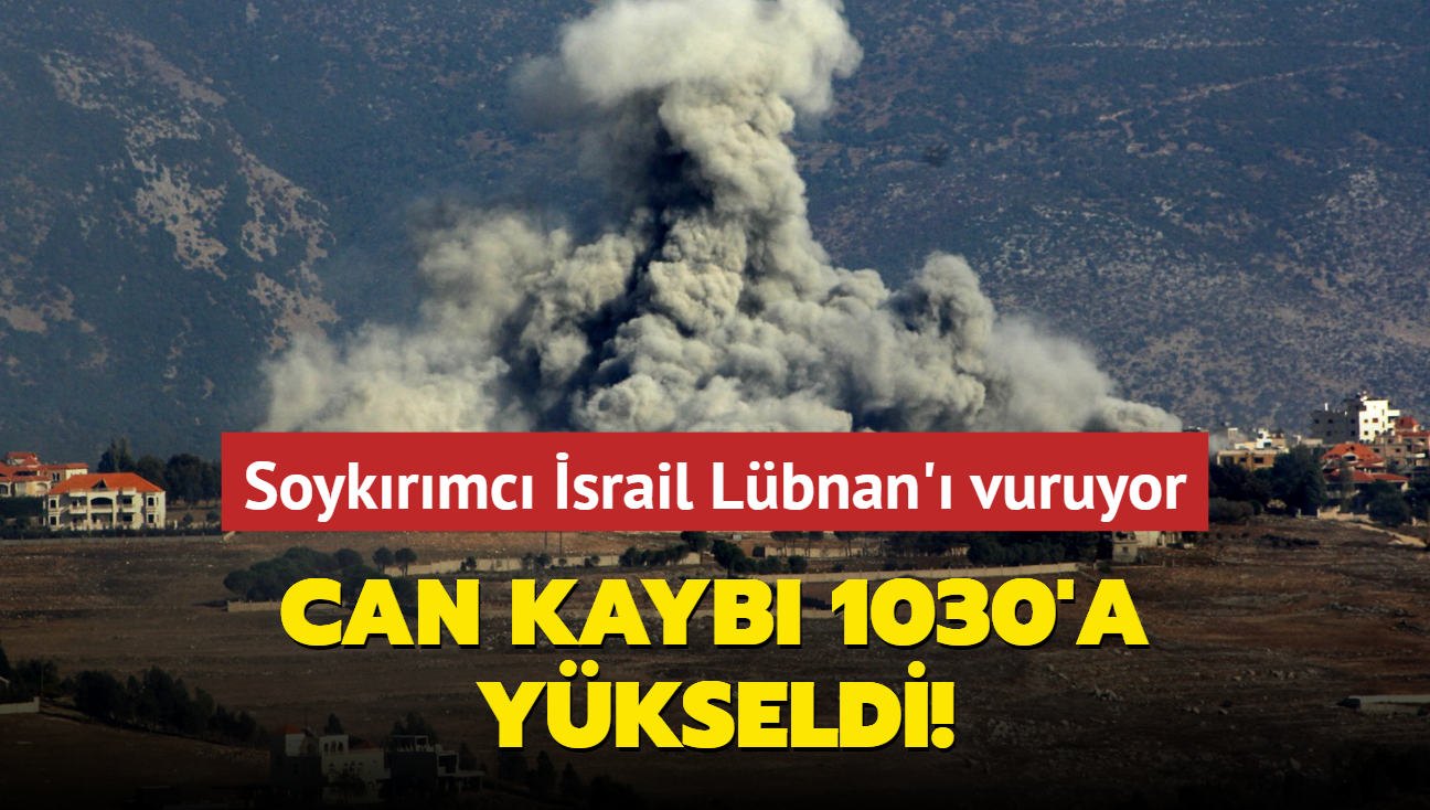 Soykrmc srail Lbnan' vuruyor... Can kayb 1030'a ykseldi!