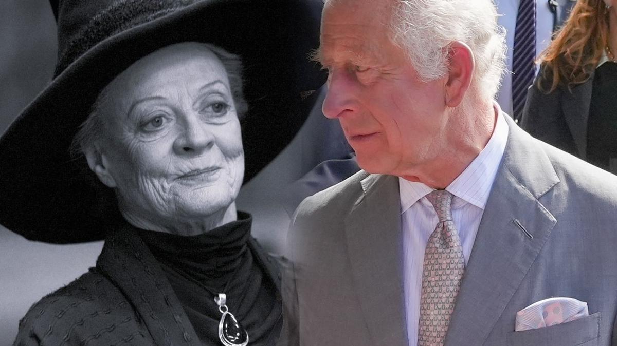 Kral Charles Maggie Smith iin basal mesaj yaymlad