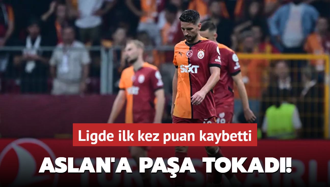 Aslan'a Paa tokad! Ligde ilk kez puan kaybetti