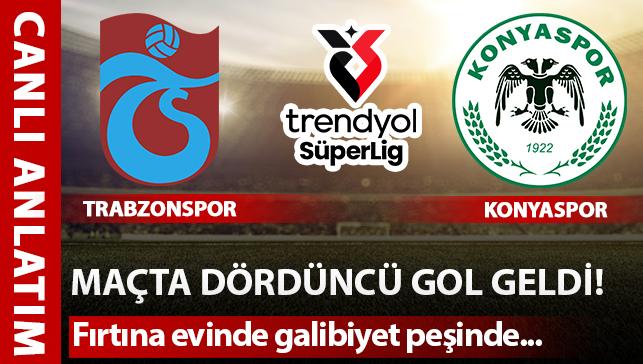 CANLI ANLATIM: Trabzonspor-Konyaspor