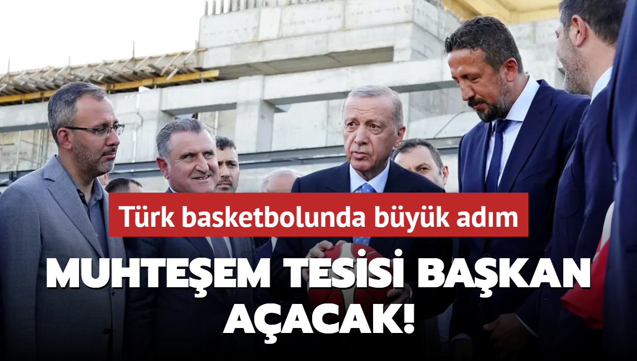 Muhteem tesisi bakan aacak! Trk basketbolunda byk adm