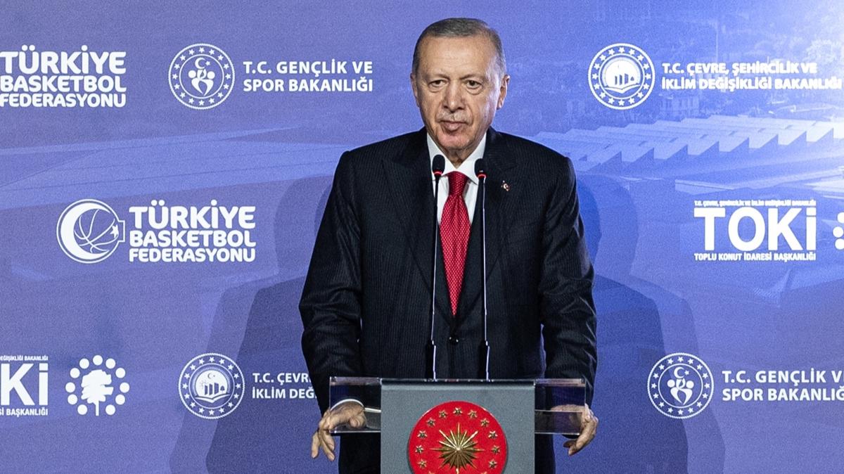 Bakan Erdoan stanbul Basketbol Geliim Merkezi Al Treni fotoraflar resimleri