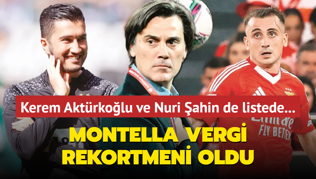 Vincenzo Montella vergi rekortmeni oldu! Kerem Aktrkolu zirvede... Nuri ahin de listede