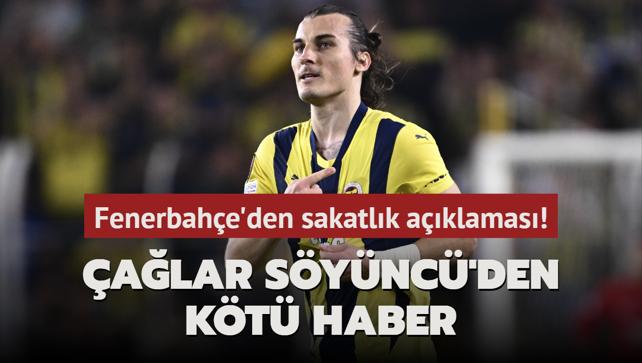 alar Sync'den kt haber! Fenerbahe'den sakatlk aklamas