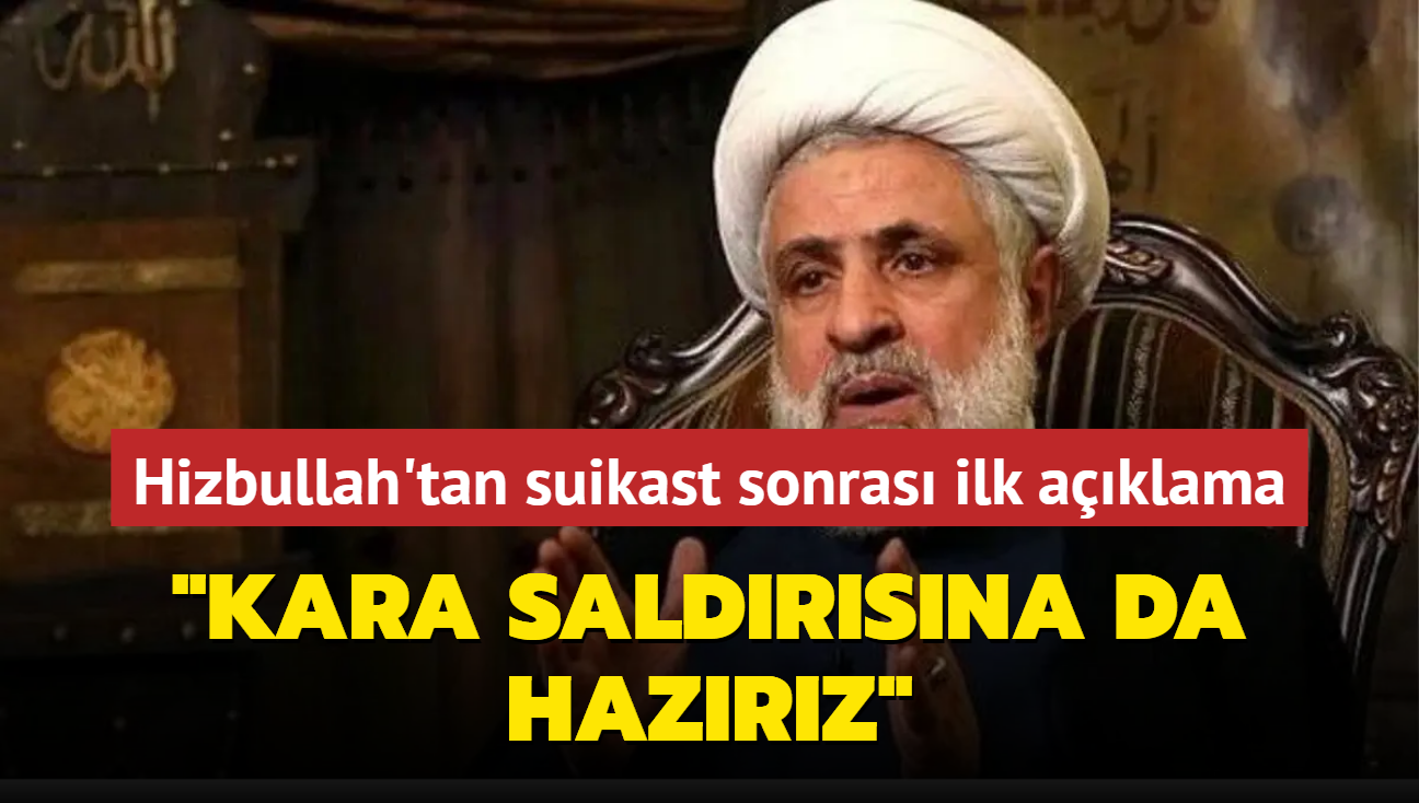 Hizbullah'tan suikast sonras ilk aklama: srail hedeflerine ulaamayacak