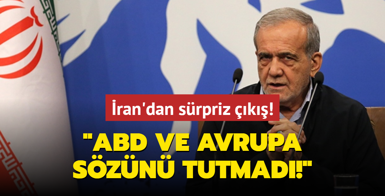 ran'dan srpriz k: ABD ve Avrupa szn tutmad!