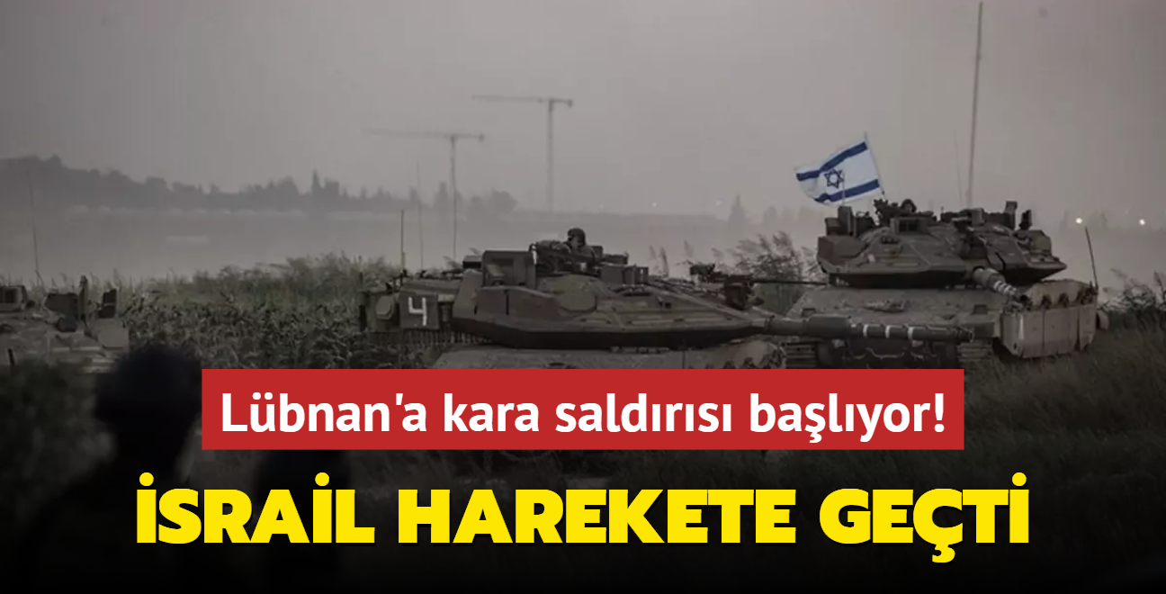 srail Lbnan'a kara saldrsna balyor! Askeri aralar harekete geti