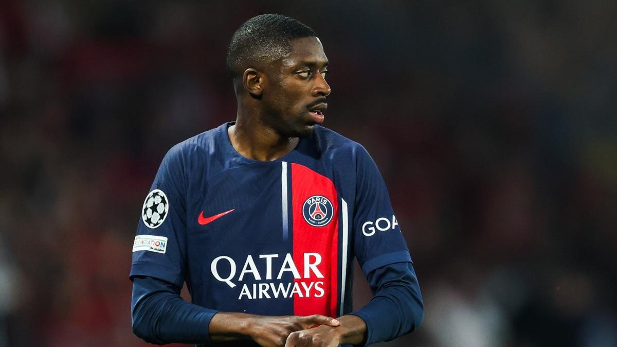 PSG'de Dembele kadro d!