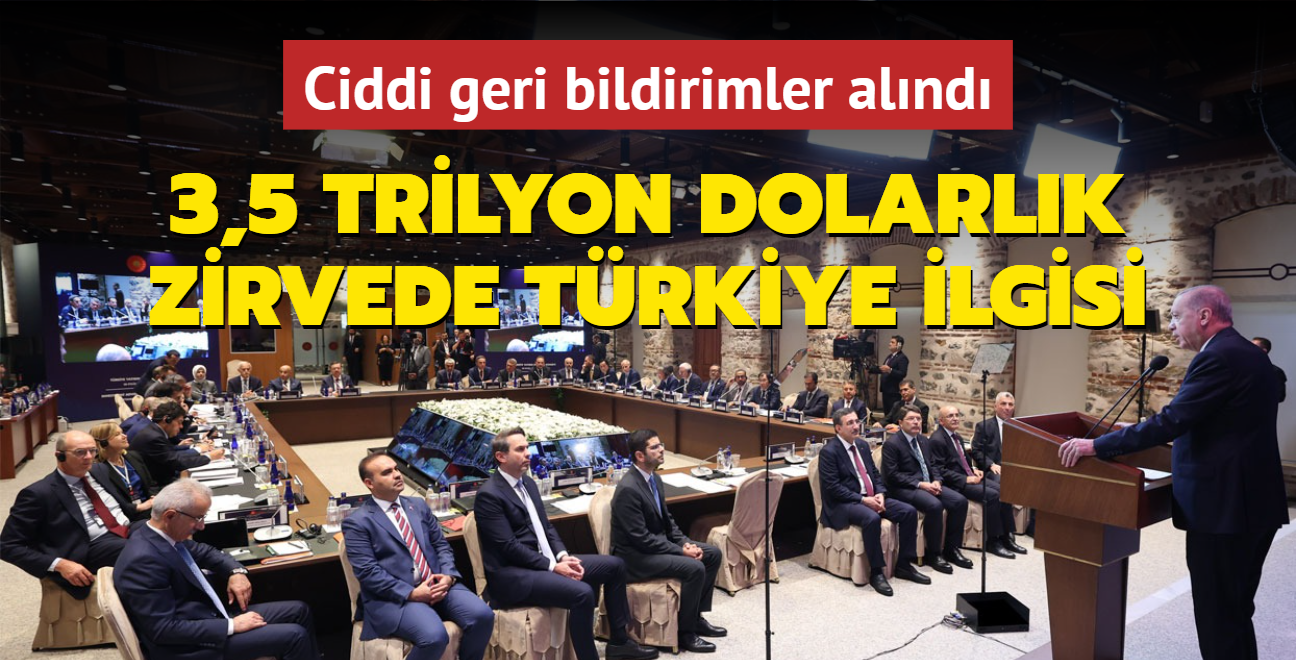 3,5 trilyon dolarlk zirvede Trkiye'nin programna youn ilgi