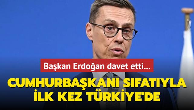 Bakan Erdoan davet etti... Cumhurbakan sfatyla ilk kez Trkiye'de