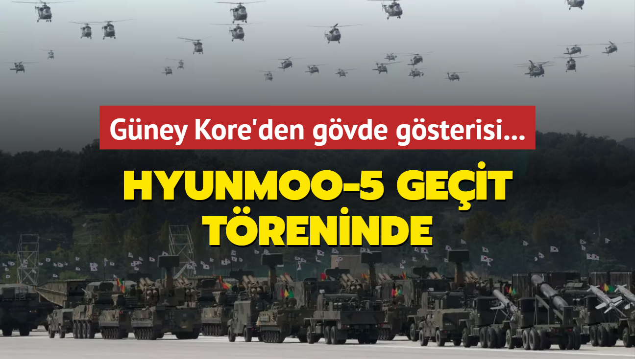 Gney Kore'den gvde gsterisi... Hyunmoo-5 trene damga vurdu!