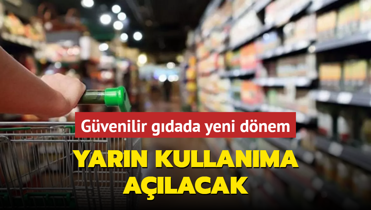 Gvenilir gdada yeni dnem: Yarn kullanma alacak 