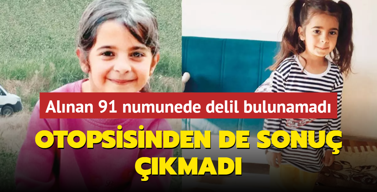 Otopsisinden de sonu kmad! Narin'in cesedinden alnan 91 numunede delil bulunamad