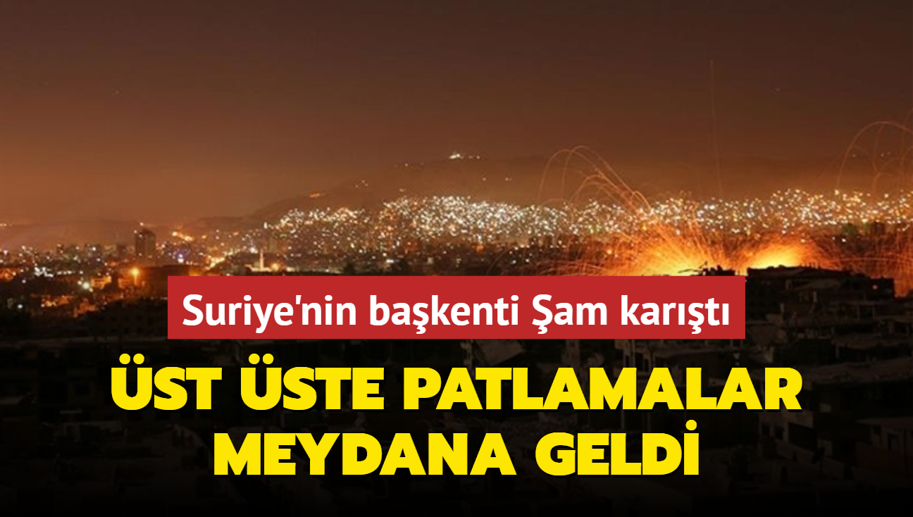 Suriye'nin bakenti am'da st ste patlamalar meydana geldi: 3 sivil ld, 9 sivil yaraland