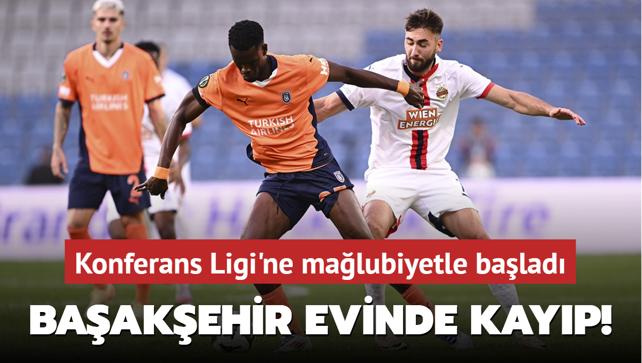 Baakehir evinde kayp! Konferans Ligi'ne malubiyetle balad