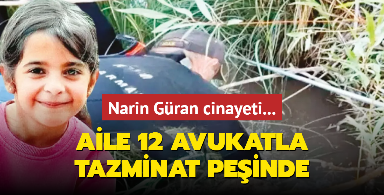 Narin'in ailesi tazminat peinde...