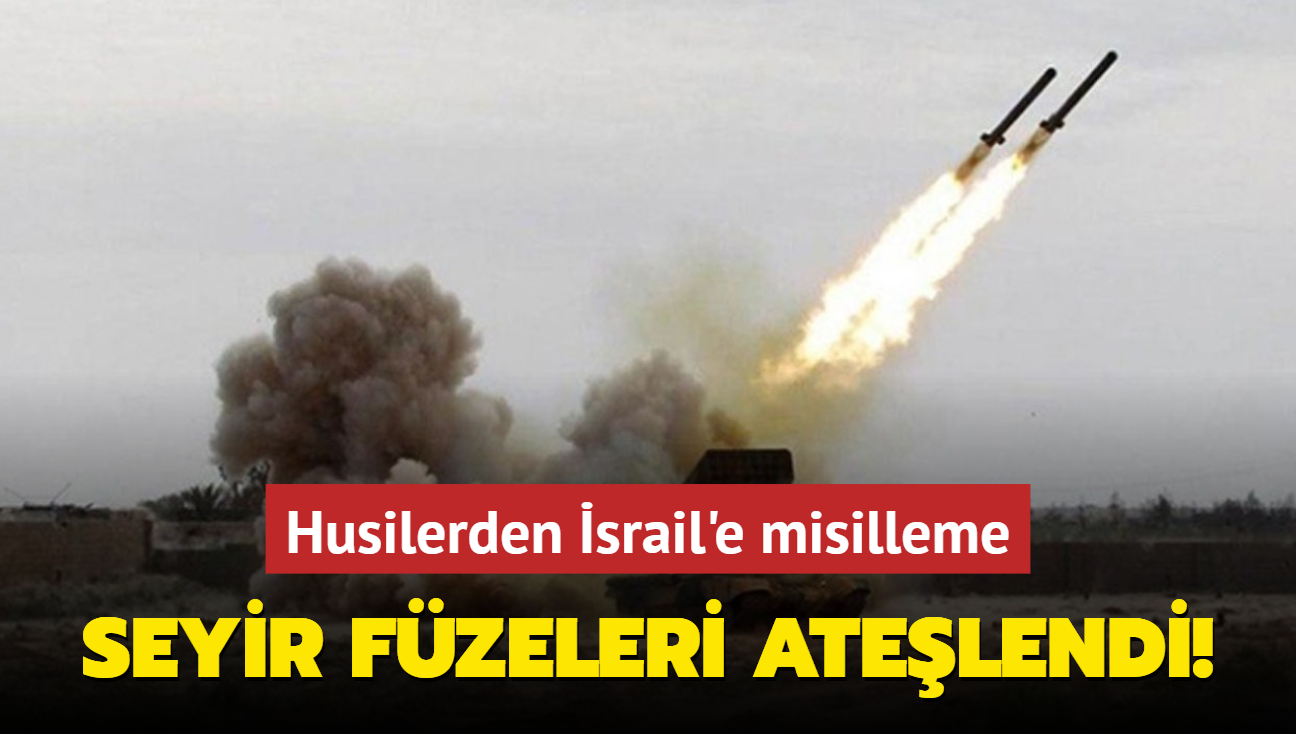 Husilerden srail'e misilleme... Seyir fzeleri atelendi!