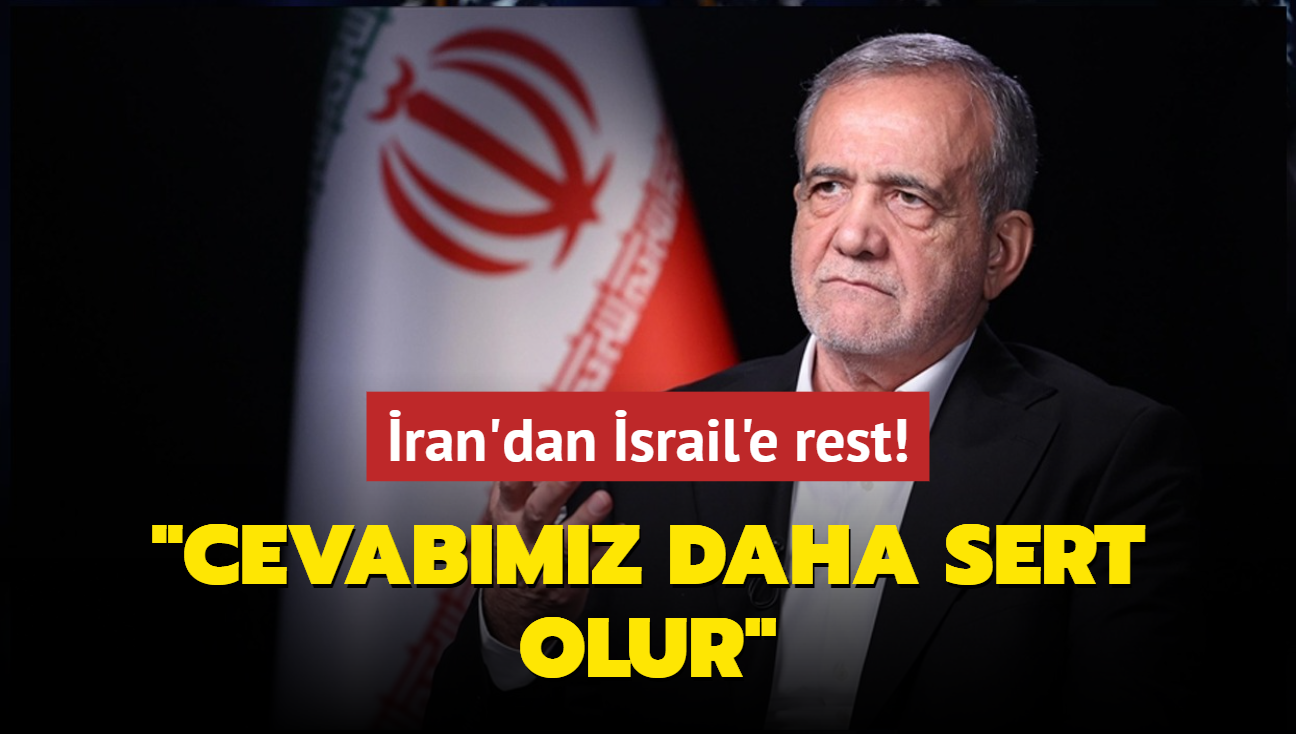 ran'dan srail'e rest! 'Cevabmz daha sert olur'